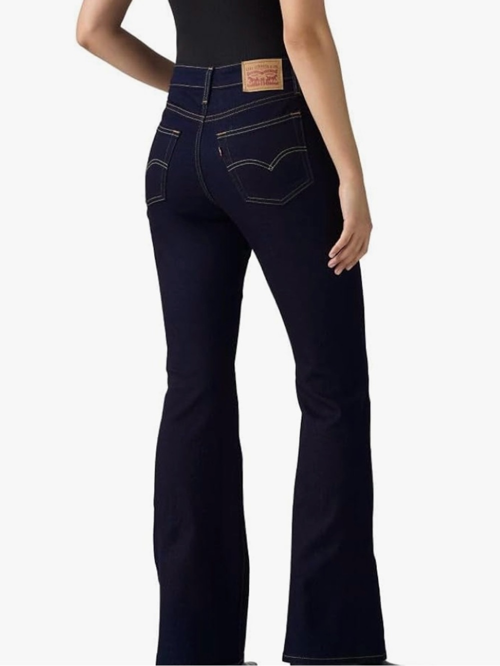 Levi's 726 Women's High-Rise Dark Indigo Flare Jeans